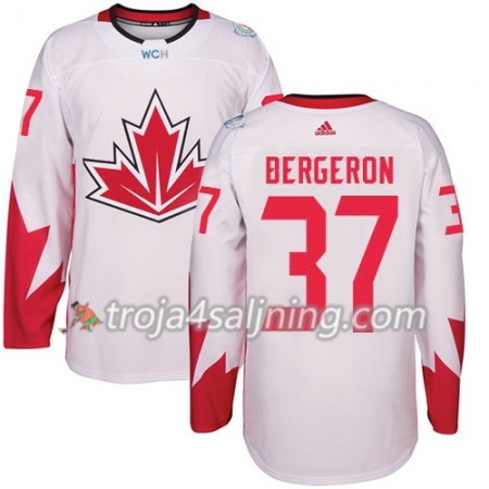 Kanada tröja Patrice Bergeron 37 World Cup i ishockey 2016 Vit - NHL Tröjor Herr Kanada tröja Patrice Bergeron 37 World Cup i ishockey 2016 Vit - NHL Tröjor Herr